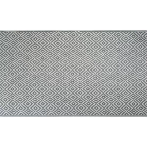 Outdoor Rugs-Kirkland's Home Diamond Outdoor/Indoor Area Rug, 4X6 Gray