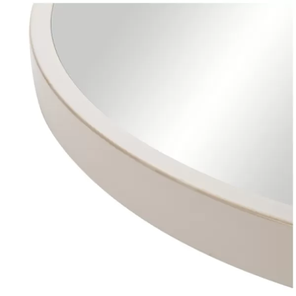 Decorative Mirrors-Kirkland's Home Distressed White Metal Wall Mirror