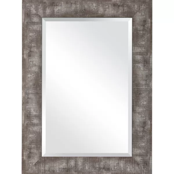 Decorative Mirrors-Kirkland's Home Distressed Wood Grain Framed Mirror