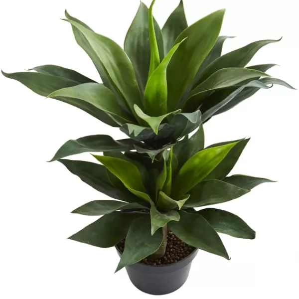 Trees & Topiaries-Kirkland's Home Double Agave Succulent, 29 In.