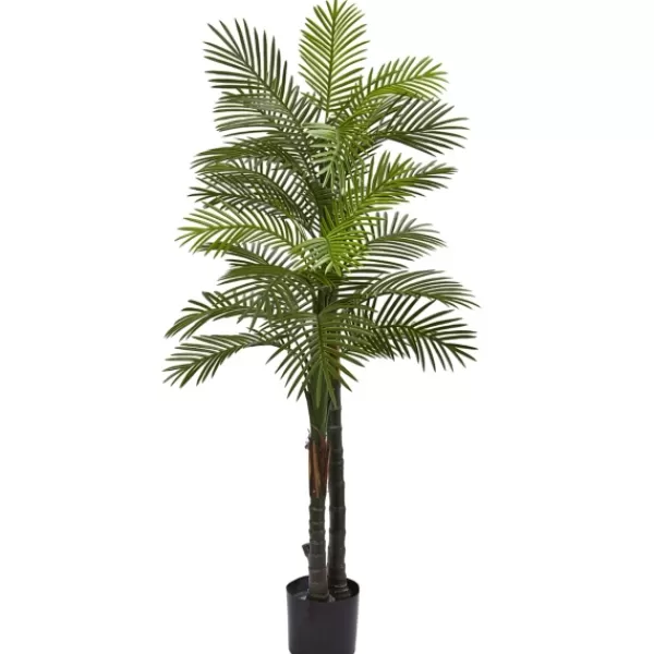 Trees & Topiaries-Kirkland's Home Double Robellini Palm Uv Resistant Tree