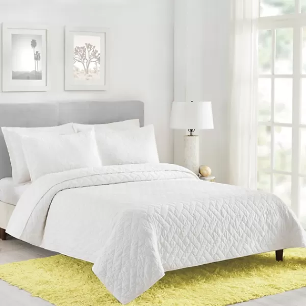 Bedspreads & Coverlets-Kirkland's Home Dream Weaver 2-Pc. Twin Coverlet Set White