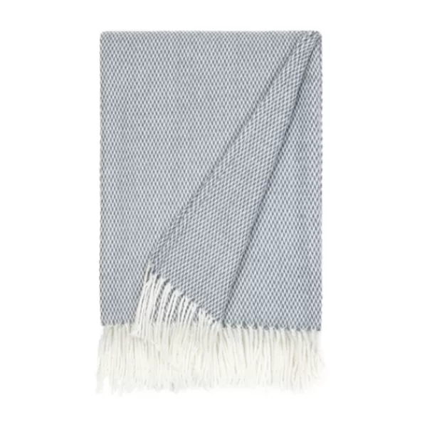 Blankets & Throws-Kirkland's Home Dusk Herringbone Throw With Fringe Blue