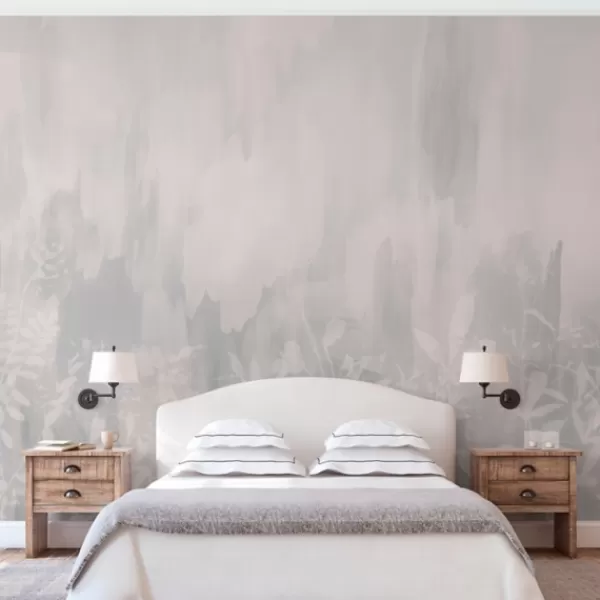 Wall Murals & Wall Decals-Kirkland's Home Eden Peel And Stick Wall Mural Gray