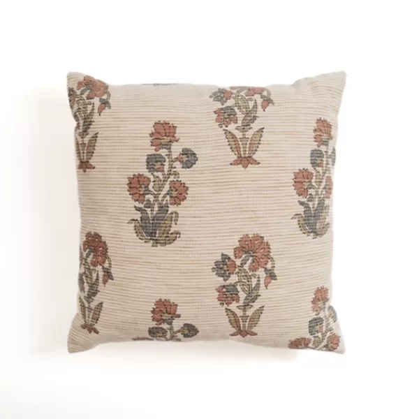 Pillows-Kirkland's Home Eden Vintage Floral Pillow Tan/Multi
