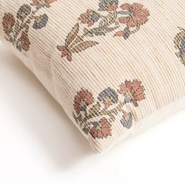 Pillows-Kirkland's Home Eden Vintage Floral Pillow Tan/Multi