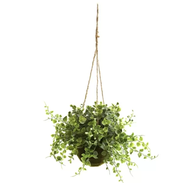 Arrangements & Greenery-Kirkland's Home Eucalyptus And Berry Hanging Baskets, Set Of 3 Green