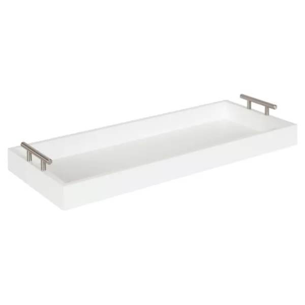 Decorative Trays-Kirkland's Home Evelyn Narrow Decorative Tray White