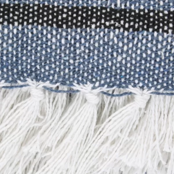 Blankets & Throws-Kirkland's Home Farmhouse Stripe Throw Blue