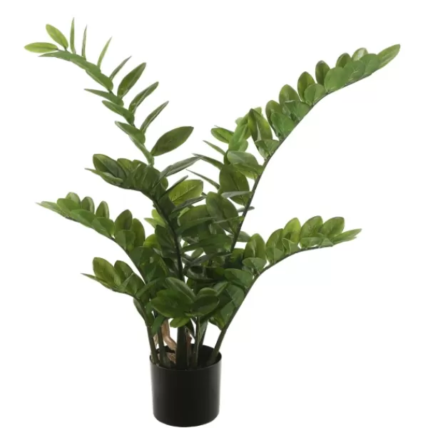 Trees & Topiaries-Kirkland's Home Faux Zamifolia Bush Potted Plant