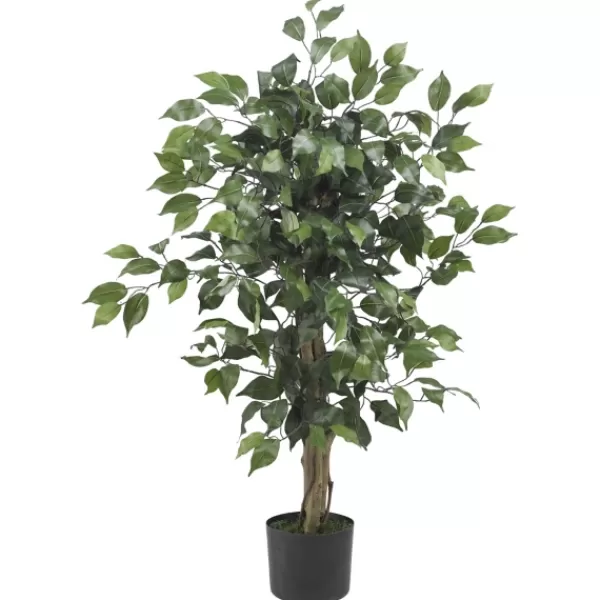 Trees & Topiaries-Kirkland's Home Ficus Silk Tree, 3 Ft.