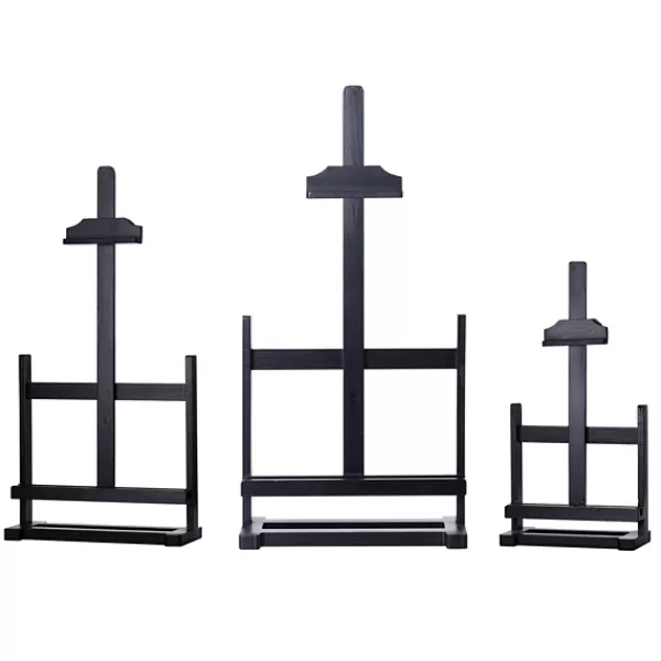 Picture Frames-Kirkland's Home Fir Wood Tabletop Easels, Set Of 3 Black