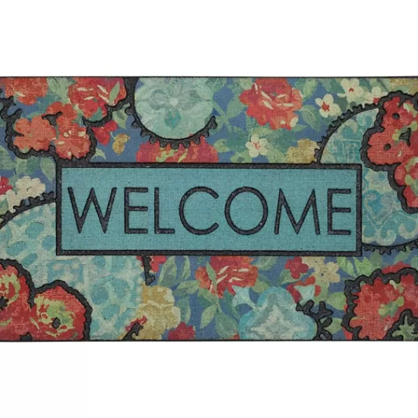 Doormats-Kirkland's Home Floral Ethereal Doormat Multi