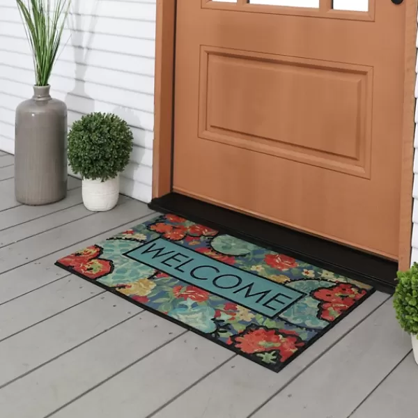 Doormats-Kirkland's Home Floral Ethereal Doormat Multi