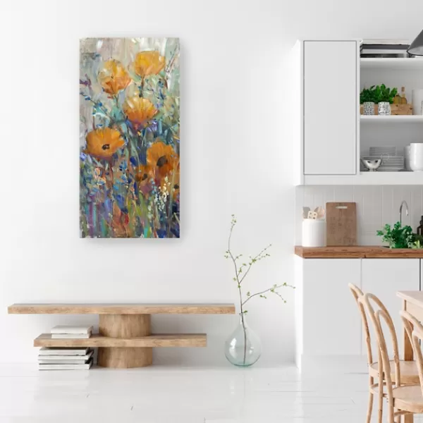 Canvas Art-Kirkland's Home Floral Expression Iii Giclee Canvas Art Print Multi