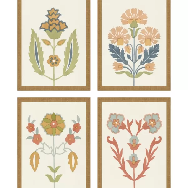 Framed Art-Kirkland's Home Flourish Framed Art Prints, Set Of 4 Multi