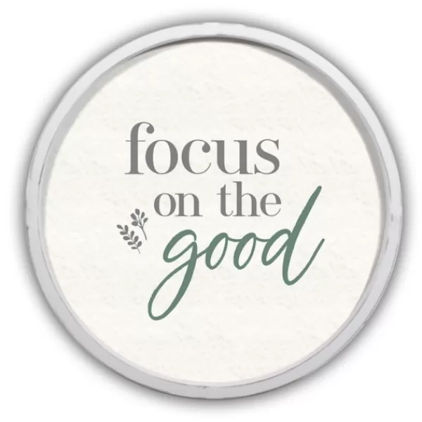 Wall Quotes & Signs-Kirkland's Home Focus On The Good Round Framed Plaque White