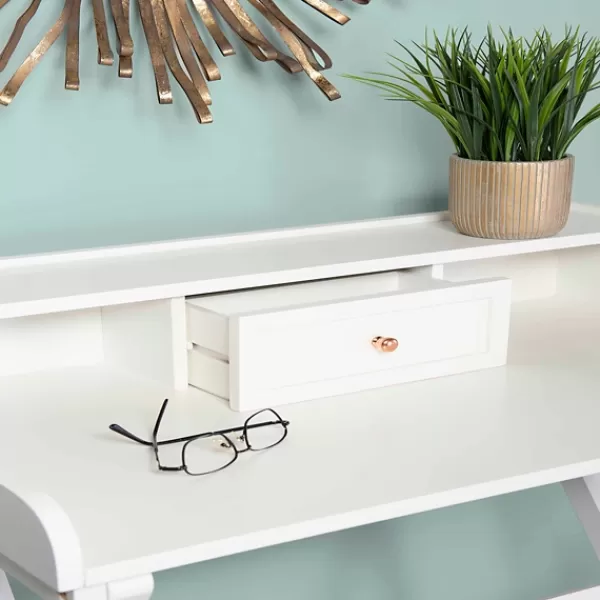 Office Furniture-Kirkland's Home Folding Caty Desk White