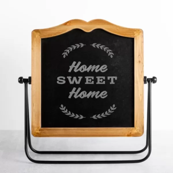 Decorative Accents-Kirkland's Home Framed Tabletop Chalkboard Black/Brown