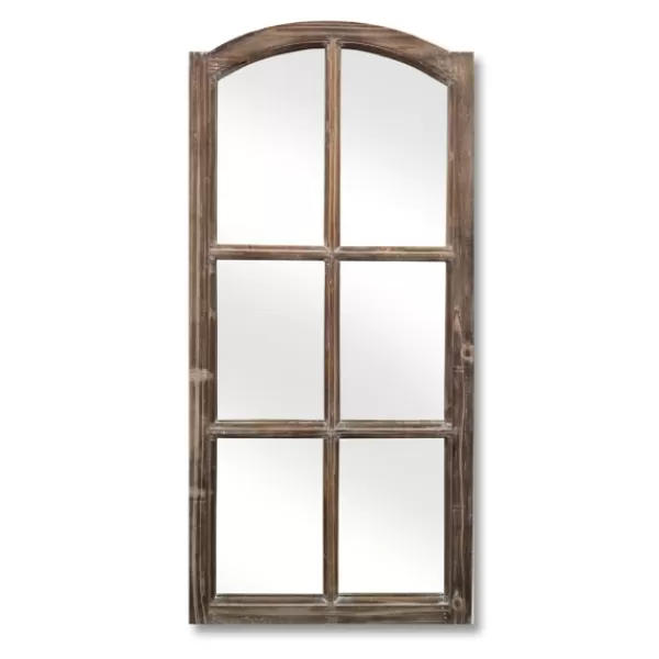 Decorative Mirrors-Kirkland's Home French Farmhouse Wooden Decorative Mirror