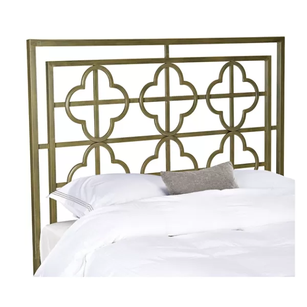 Beds & Headboards-Kirkland's Home French Metallic Queen Headboard Gold