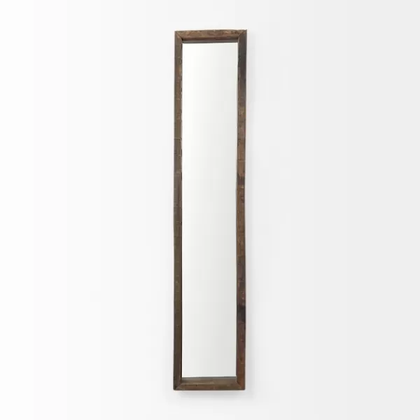 Decorative Mirrors-Kirkland's Home Garcelle Raw Wood Full-Length Wall Mirror