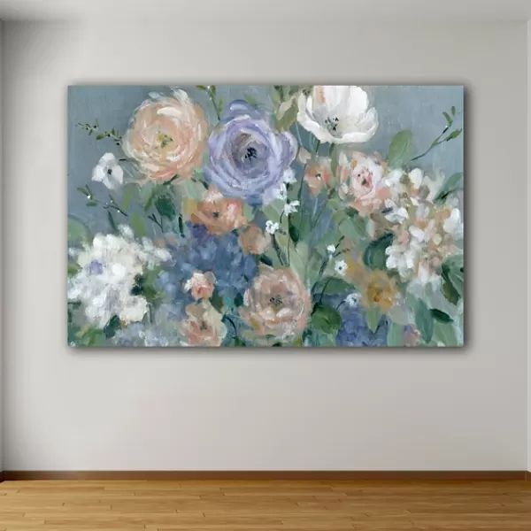 Canvas Art-Kirkland's Home Garden Harmony Canvas Art Print Gray/Purple/White