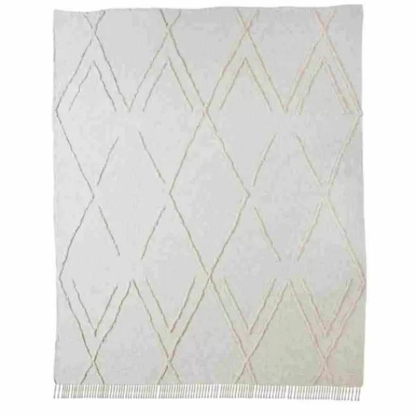 Bedspreads & Coverlets-Kirkland's Home Geometric King Coverlet Ivory