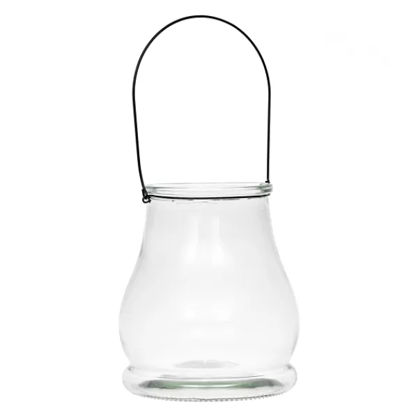 Lanterns-Kirkland's Home Glass Lantern, 10.5 In. Clear