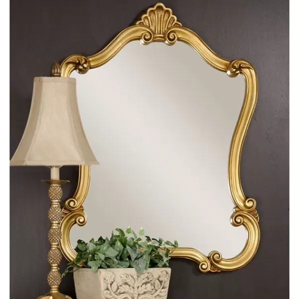 Decorative Mirrors-Kirkland's Home Gold Antique Style Mirror