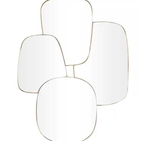 Decorative Mirrors-Kirkland's Home Gold Metal Caspian Wall Mirror