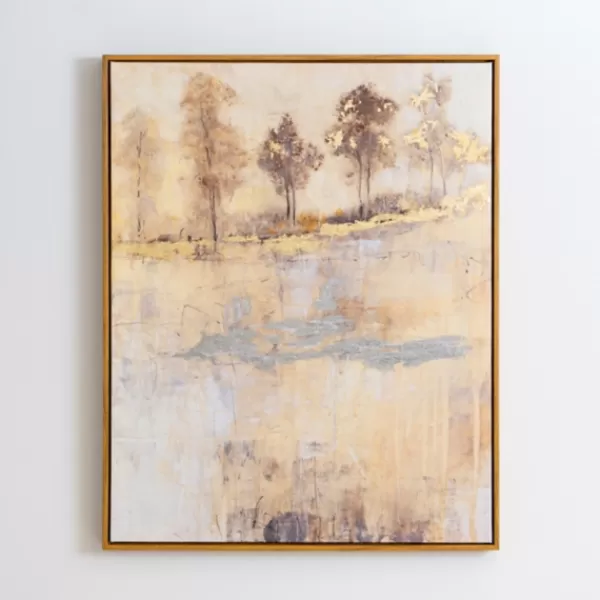 Canvas Art-Kirkland's Home Gold Natural Treescape Canvas Art Print Gold/Tan