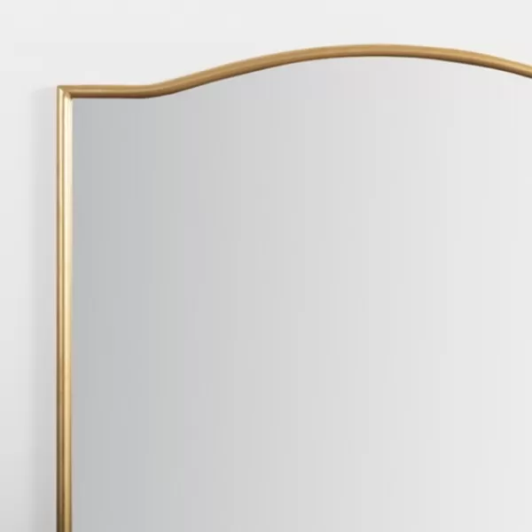 Decorative Mirrors-Kirkland's Home Gold Shield Wall Mirror