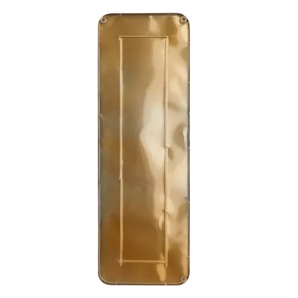Decorative Mirrors-Kirkland's Home Gold Thin Iron Frame Curved Corner Mirror