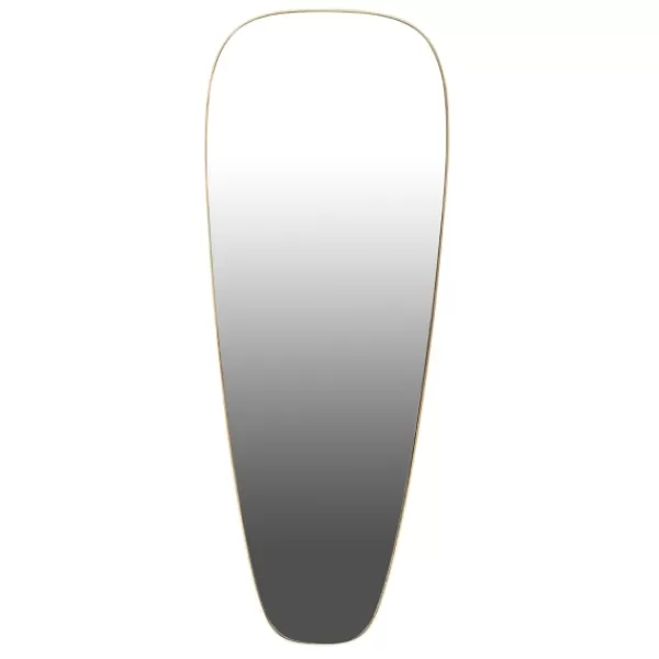 Decorative Mirrors-Kirkland's Home Golden Long Teardrop Wall Mirror