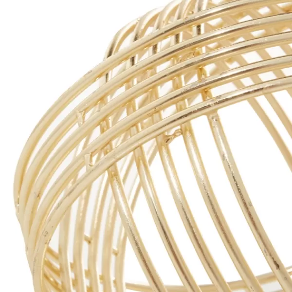 Bowl Filler-Kirkland's Home Golden Minimalist Line Orbs, Set Of 2