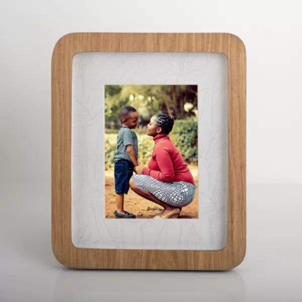 Picture Frames-Kirkland's Home Golden Oak Rounded Edge Picture Frame, 5X7 Tan