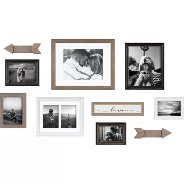 Gallery Wall Frames-Kirkland's Home Gray Arrow 10-Pc. Gallery Wall Picture Frame Set