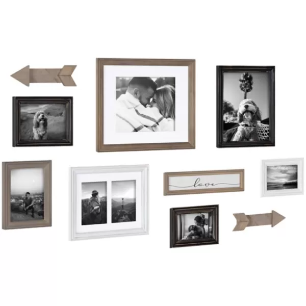 Gallery Wall Frames-Kirkland's Home Gray Arrow 10-Pc. Gallery Wall Picture Frame Set