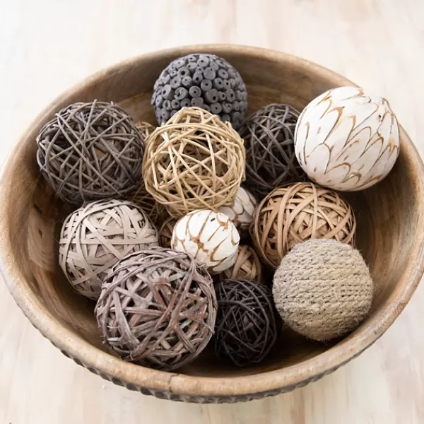 Bowl Filler-Kirkland's Home Gray Dried Orb Bag