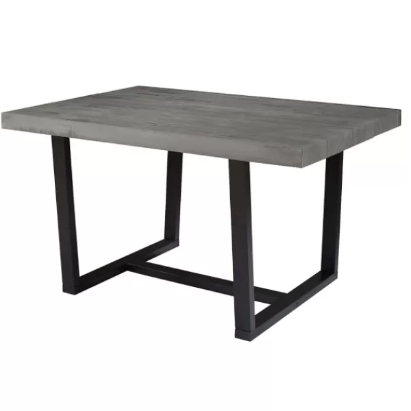 Dining Tables-Kirkland's Home Gray Solid Wood Madelyn Dining Table