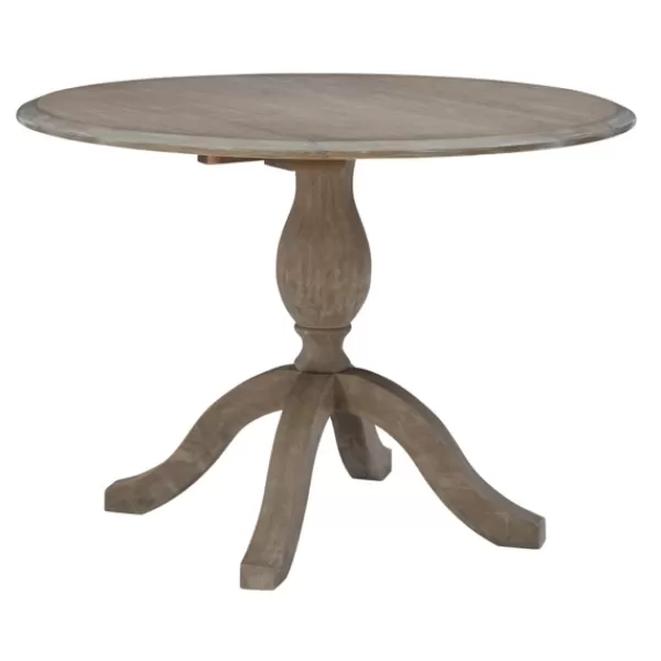 Dining Tables-Kirkland's Home Gray Wash Drop Leaf Dining Table