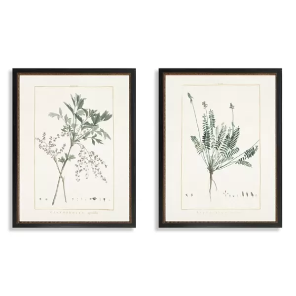 Framed Art-Kirkland's Home Greenery I Framed Art Prints, Set Of 2 Ivory