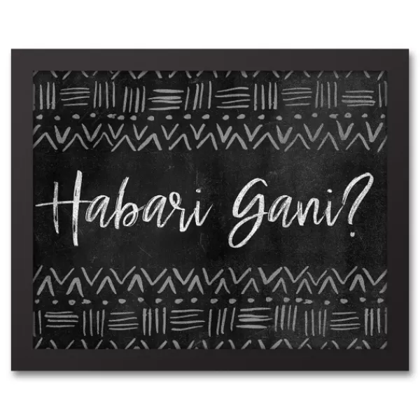 Wall Plaques-Kirkland's Home Habari Gani Kwanzaa Wall Plaque