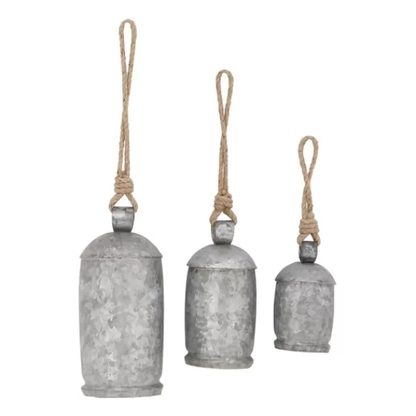 Decorative Accents-Kirkland's Home Hanging Decorative Bells, Set Of 3 Silver