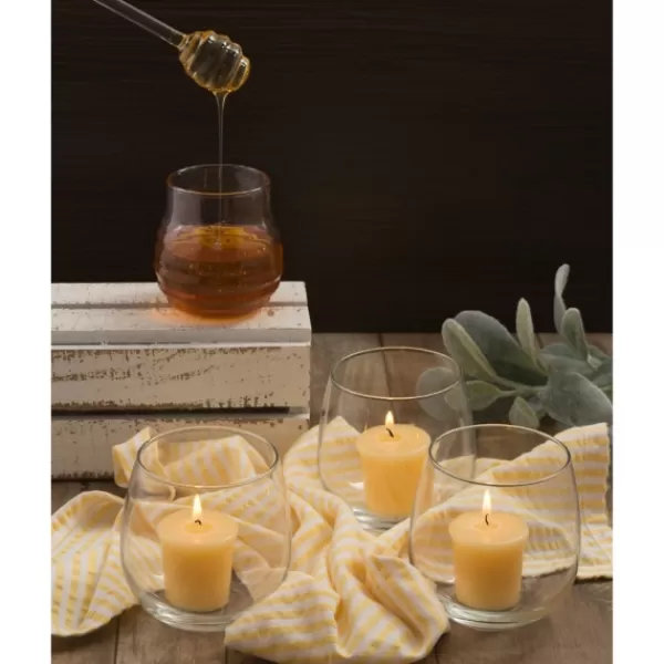 Candles-Kirkland's Home Happy Day Honey Votive Candles, Set Of 8 Yellow