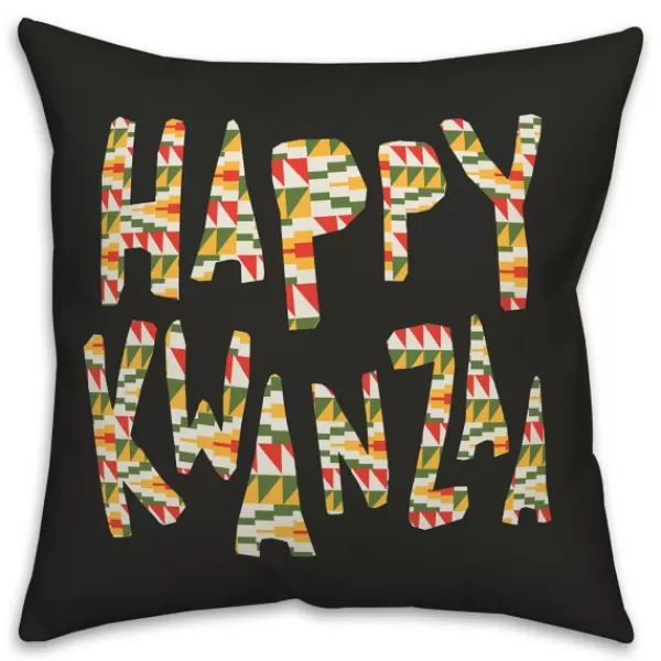 Wall Plaques-Kirkland's Home Happy Kwanza Decorative Throw Pillow