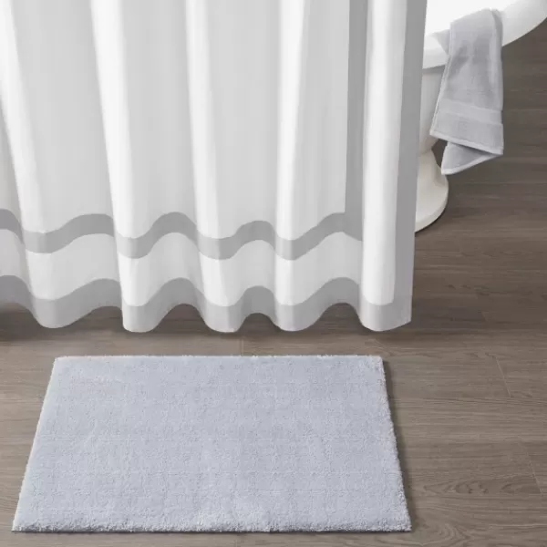 Bathroom Rugs-Kirkland's Home High Pile Marshmallow Bath Mat, 30 In. Gray