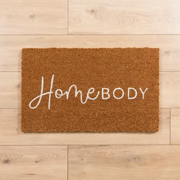 Doormats-Kirkland's Home Homebody Coir Doormat Brown/White