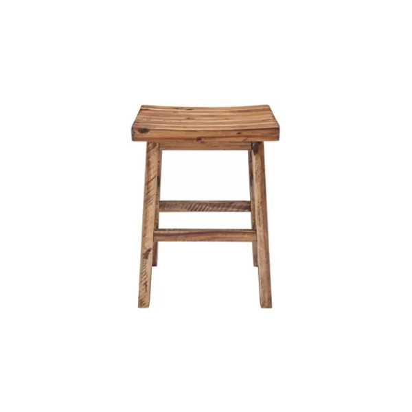 Bar Stools & Counter Height Stools-Kirkland's Home Honey Saddle Seat Wood Counter Stool Brown